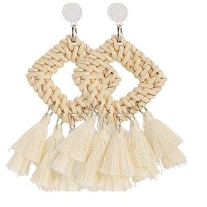 Woven Tassel Earrings